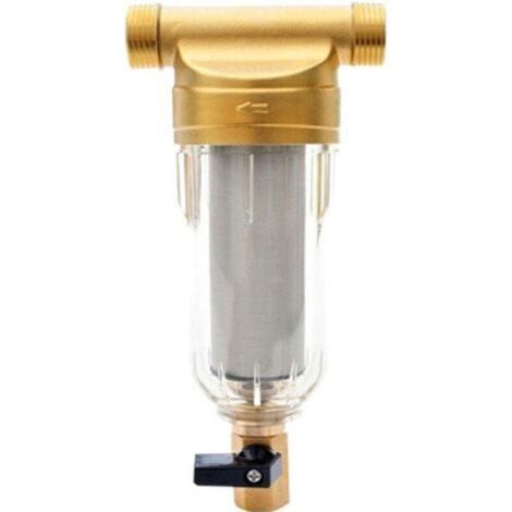 Filtre à sédiments réutilisable 1/2' – Maille en acier inoxydable – Filtration 40-90 microns – Protection plomberie contre rouille et débris (1/5)