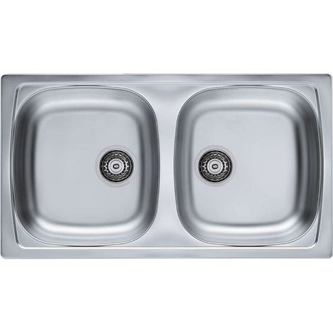 Alveus Basic - Lavello, 78x44 cm, acciaio inox 1049232