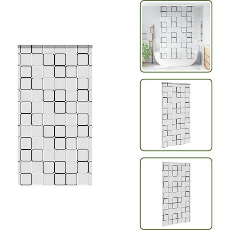 Store enrouleur de douche avec cassette largeur du tissu 136 cm - Store Enrouleur De Douche - Stores Enrouleurs De Douche - Store De Douche - Rideau De Douche Enroulable (1/5)