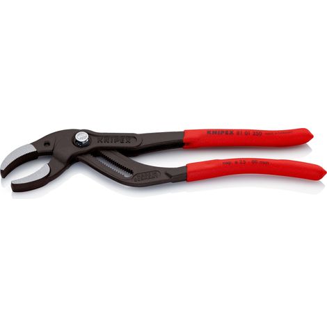 KNIPEX 81 01 250 SB Siphon and Connector Pliers with non-slip plastic coating black atramentized 250 mm (1/8)