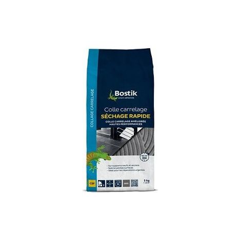 Adhesivo para baldosas de alto rendimiento y secado rápido, bolsa de 5 kg (1/2)