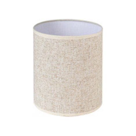 Abat-jour cylindrique Happy E27 lin beige 15dx15dx18h