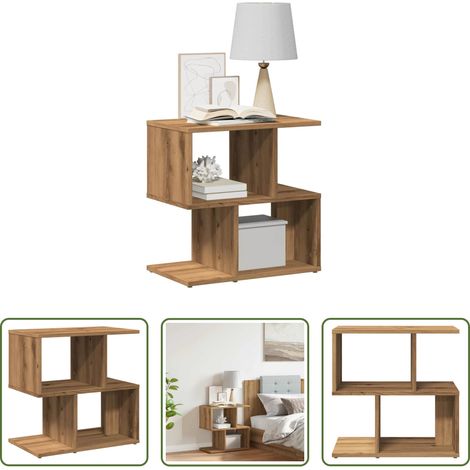 Holz Nachttisch - Nachttisch Artisan-Eiche 50x30x51,5 cm Holzwerkstoff (1/5)