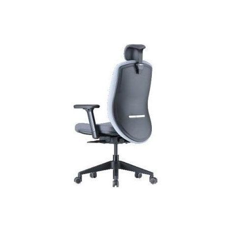 Up Up Athene ergonomischer Bürostuhl, Stoffbezug in Schwarz, Grau und Blau (1/2)
