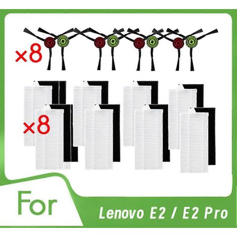 Brosse latérale + filtre pour aspirateur Lenovo E2/E2 Pro : accessoires et pièces détachées : filtration haute qualité et haute efficacité (1/5)