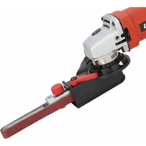 Multifonction Mini bricolage ponceuse bande de ponçage adaptateur bande ponceuse à bande pour 115mm 4.5 "et 125mm 5" meuleuse d'angle électrique(sans ponceuse) (1/5)