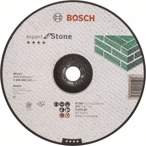 EXPERT-Trennscheibe BOSCH mit versetzter Nabe Spezial Stein 230X3.0 MM - 2608600227