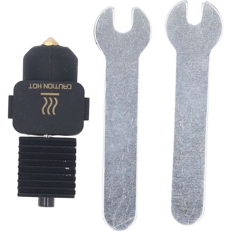 Kit d'extrémité chaude de buse en laiton, bloc chauffant d'extrusion avec chaussette en Silicone résistante à la chaleur pour Mini imprimante 3D Bambu Lab A1 0.2mm (1/5)