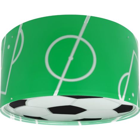 Plafonnier Enfant, Lampe de Plafond pour Chambre d’Enfant, Luminaire, Football, 41736M, E27-2 x 15W (1/5)