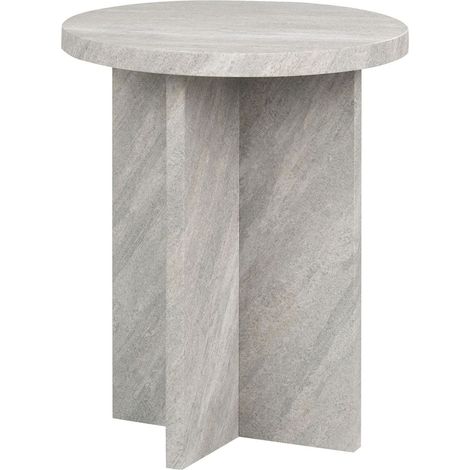 Side Table STANTON Grey Concrete Effect