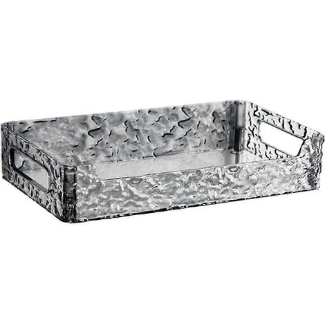 Étagère de rangement pour salle de bain, plateau cosmétique, organisateur de comptoir, plateau de toilette, étagère de douche pour toilettes, commode, garde-manger, salle de bain, cosmétiques-Clear Gr