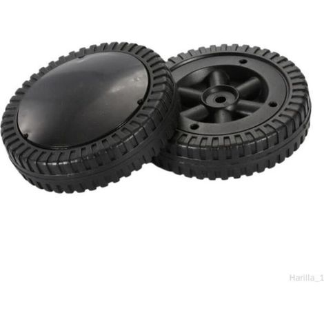Roues de barbecue - Non spécifié - 15cm x 4cm - 2 pièces - Adaptées pour outils de jardin (1/3)