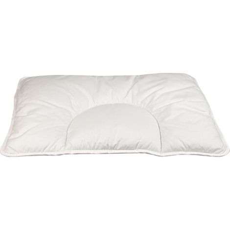 Oreiller anti acarien tout confort pour enfant Blanc 40x60 cm (1/2)