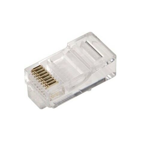 Digitus Confezione da 100 Plug RJ45 CAT.5E 8poli - Connettori per Cavi