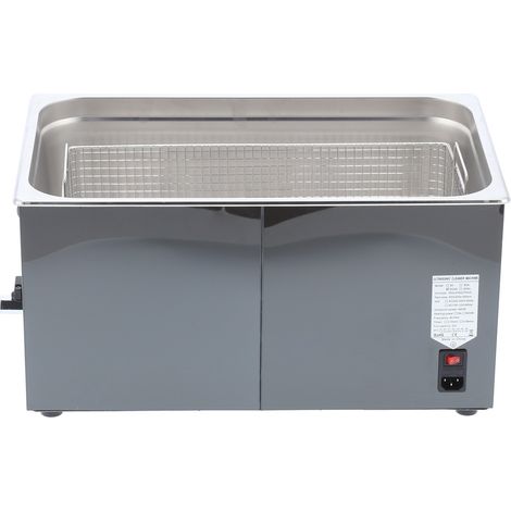 Nettoyeur à ultrasons 22 L, acier inoxydable, affichage numérique, machine de nettoyage industrielle YM-822AEU, prise 220 V (1/5)