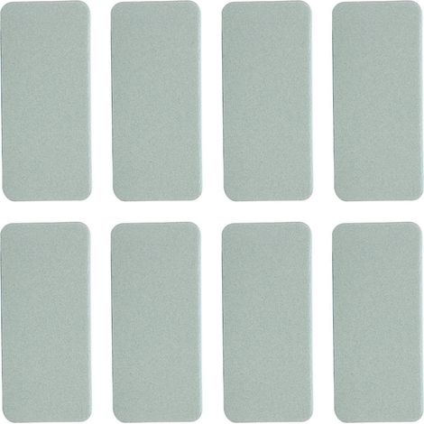 8 pièces outil de traitement de plaque de ponçage de Surface de bloc de polissage de bijoux double face (1/5)