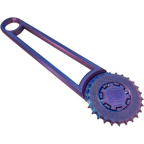 Perforatrice rotative pour emballages en carton violette (1/5)