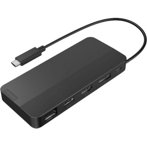 Lenovo 40B90000WW laptop-dockingstation & portreplikator Kabelgebunden USB 3.2 Gen 1 (3.1 Gen 1) Type-C Schwarz