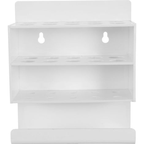 de rangement pour stylos et marqueurs en acrylique blanc (1/5)