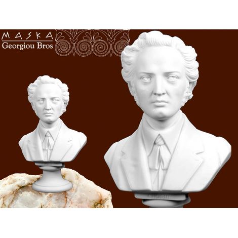 Chopin - busto - alabastro