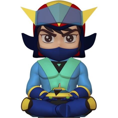 Plastoy 080302 Goldrake Salvadanaio Alcor Chibi PVC 14 cm