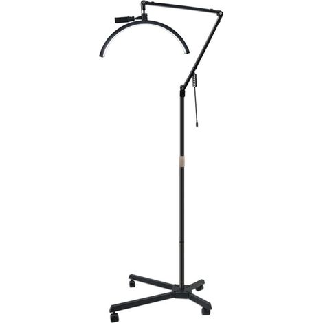 Lámpara de pie LED HD-M50X de 36 W, luz regulable de 3000 K a 5600 K, trípode telescópico con ruedas, pinza para teléfono, control remoto, 220 V (1/5)