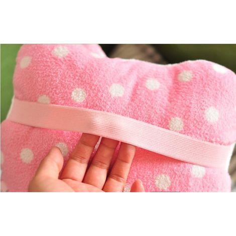 Coussin d'appui-tête voiture Chat Dessin Animé, Repose-nuque Universel, Accessoire Siège Auto, Voyage Enfants Adultes, Chat Clin d'œil