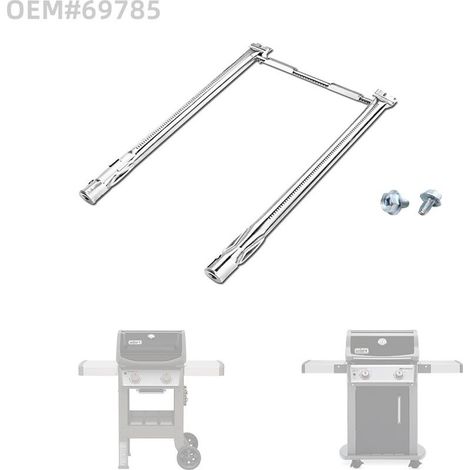Brûleur de gril 18 pouces pour barbecues à gaz Weber Spirit I et II – Tube de commande frontal en acier inoxydable 304 – Chaleur uniforme pour cuisson optimale (1/5)