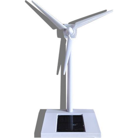 Éolienne Décorative Solaire Ortmia Miniature Bureau Design Zen Intérieur Énergie Renouvelable Sans Fil Plastique Résistant (1/5)