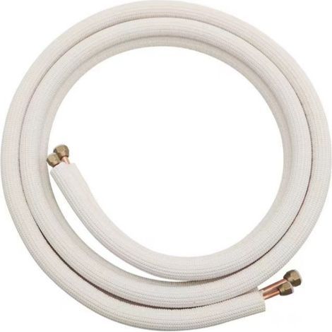 PRÊT A POSER LIAISON BI TUBE FRIGORIFIQUE M1 CLIMATISATION 1/4 3/8 RACCORDS PRÊT MONTES 3 METRES NF,Diamètre du tube (6+10) 1P3 m tube de cuivre avec écrou
