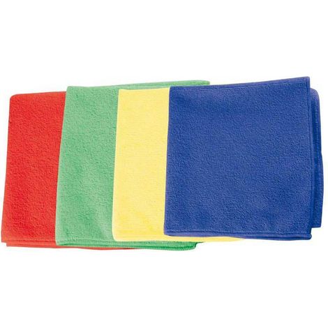 Lingettes microfibres (lot de 10) - Couleur Vert