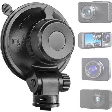 S503 Support pour Dash Cam (5ème génération) avec 3 articulations pivotantes à 360° pour Rove Nexar Z-Edge Kingslim iiwey NIUTA et la Plupart des Autres caméras de Tableau de Bord de Voiture (1/5)