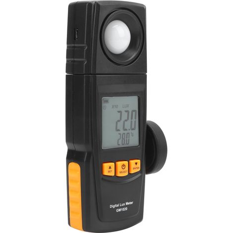 Détecteur de lumière numérique GM1020, Luxmètre haute précision 0‑200000 Lux pour éclairage intérieur/extérieur