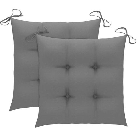 Maison Exclusive - Schaukelstuhl mit Grauem Kissen Massivholz Tea (1/5)