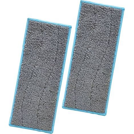 2 piezas de almohadillas para mopa adecuadas — Mopa de microfibra — Escobilla de suelo de microfibra — Compatible con el robot limpiador iRobot Braava Jet m6 — Almohadillas lavables para mopa húmeda (1/5)
