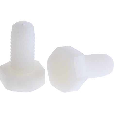 Vis à tête hexagonale Nylon, M10 x 20mm ( Prix pour Sachet de 50 )