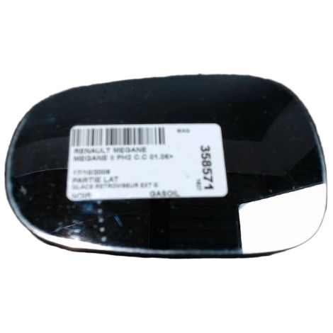 [PRODUIT D'OCCASION] Glace Retroviseur Exterieur G RENAULT Megane II Ph2 C.c 06- ♻️ Ref Oe. 7701054752 - Garantie à vie (1/2)
