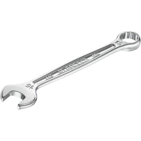 Facom – Clé mixte métrique 34mm L.390mm – Tête inclinée 15° pour accès aux vis encastrées – OGV® pour serrage puissant