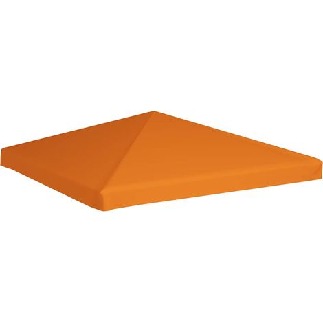 vidaXL Copertura Superiore per Gazebo 310 g/m² 3x3 m Arancione