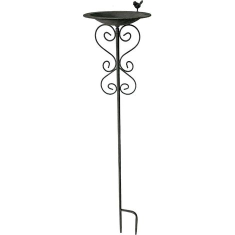 Mangeoire oiseaux à planter 28x26x132cm (1/3)