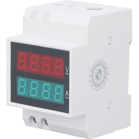 Dispositif de protection contre les surtensions, récupération automatique, montage sur rail DIN, 80 à 300V, 0,1 à 99,9 a, affichage à Tube numérique LED de 0,5 pouces (1/5)