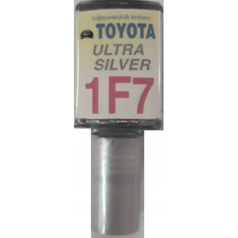 Reparación de arañazos en la pintura del Toyota 1F7 Ultra Silver, 10 ml Arasystem (1/5)