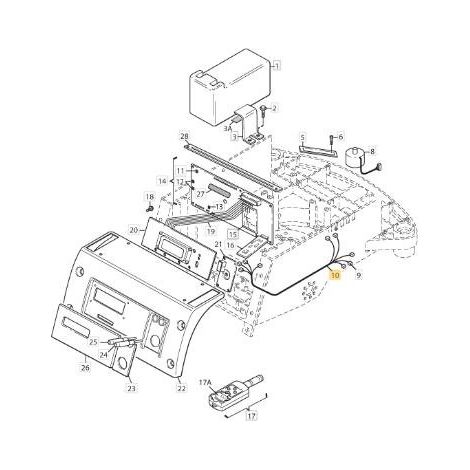 CABLAGGIO ORIGINALE STIGA - 1126-1228-01