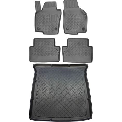 Volkswagen Sharan II Van desde 09.2010 SET - alfombrillas para coche + alfombrilla para maletero (1/5)