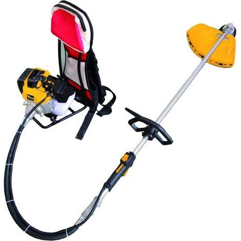 Vigor VDE-52-Z Decespugliatore a Zaino 2 Tempi 52 cc 1,40 kW Barra Alluminio 26 mm Asta Flessibile 870 mm Testina 10F (1/2)