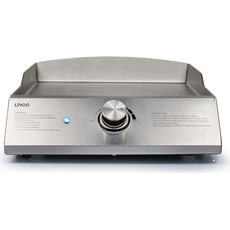 plancha elettrica in acciaio inox - DOC292 - Livoo