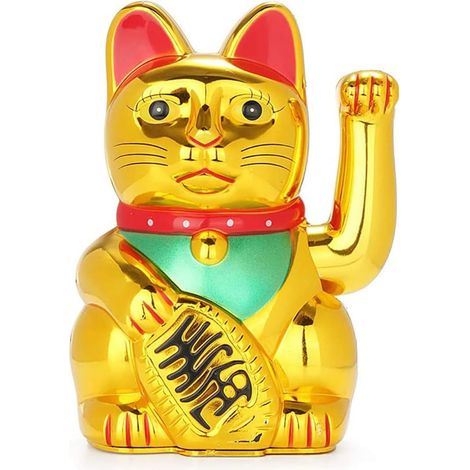 Gadget Decorativo Gatto Della Fortuna Cinese Maneki-Neko (1/4)