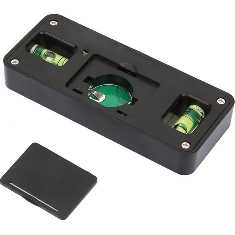 Niveau numérique compact 360° rapporteur mesure angle inclinomètre base aimantée 100 mm ABS (1/5)
