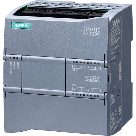 Unité centrale Siemens, série S7-1200, 8 (entrées numériques, 2 switchs comme entrées analogiques) entrées , 6 (sorties ( Prix pour 1 )