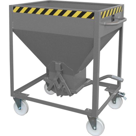 Bauer Südlohn Silobehälter SR 375, peint, gris souris